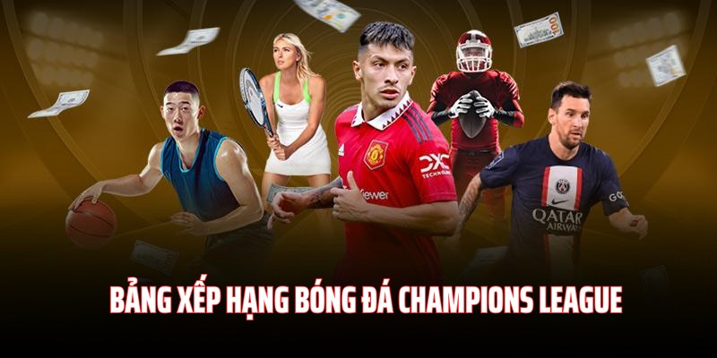 Bảng xếp hạng bộ môn bóng đá khuôn khổ giải Champions League