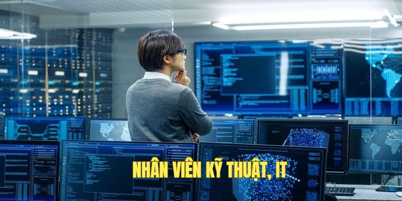 Đội ngủ nhân viên kỹ thuật, IT chuyên môn tốt